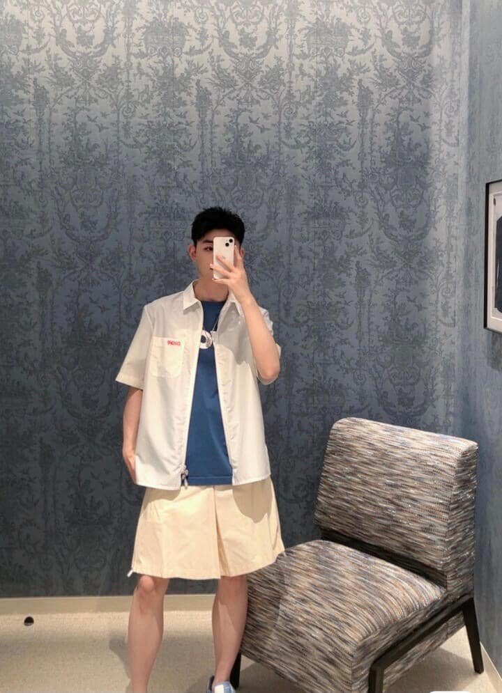 DIOR AND PARLEY Short-Sleeved Zipped Shirt