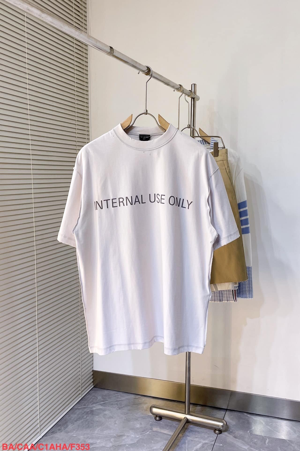 Balenciaga Internal Use Only Inside-Out T-Shirt Oversized