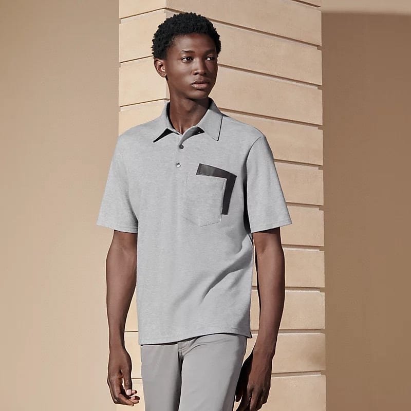 Hermes polo shirt with pocket