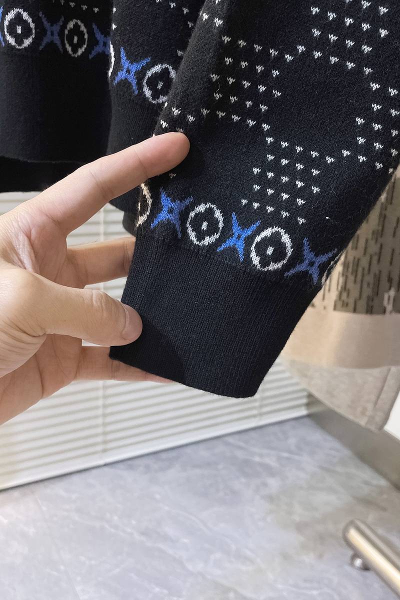 Jacquard Wool Pullover