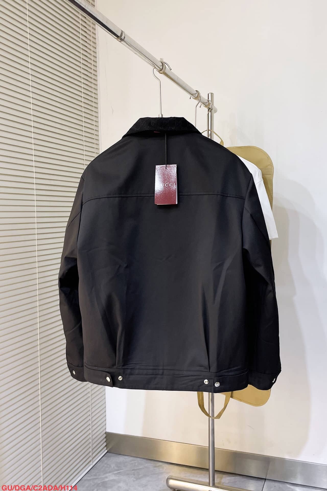Reversible GG jacket