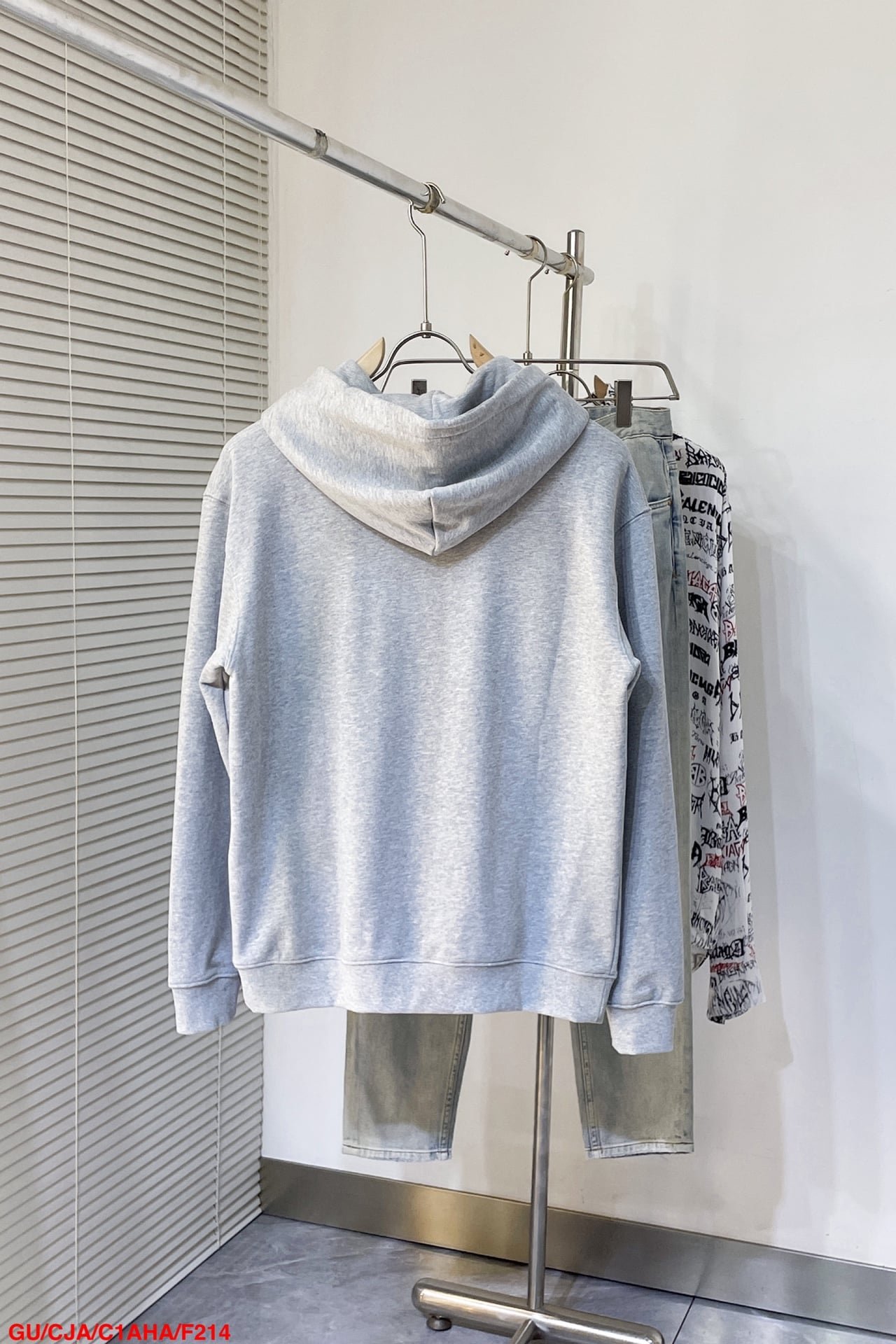 Gucci cotton jersey hooded sweatshirt