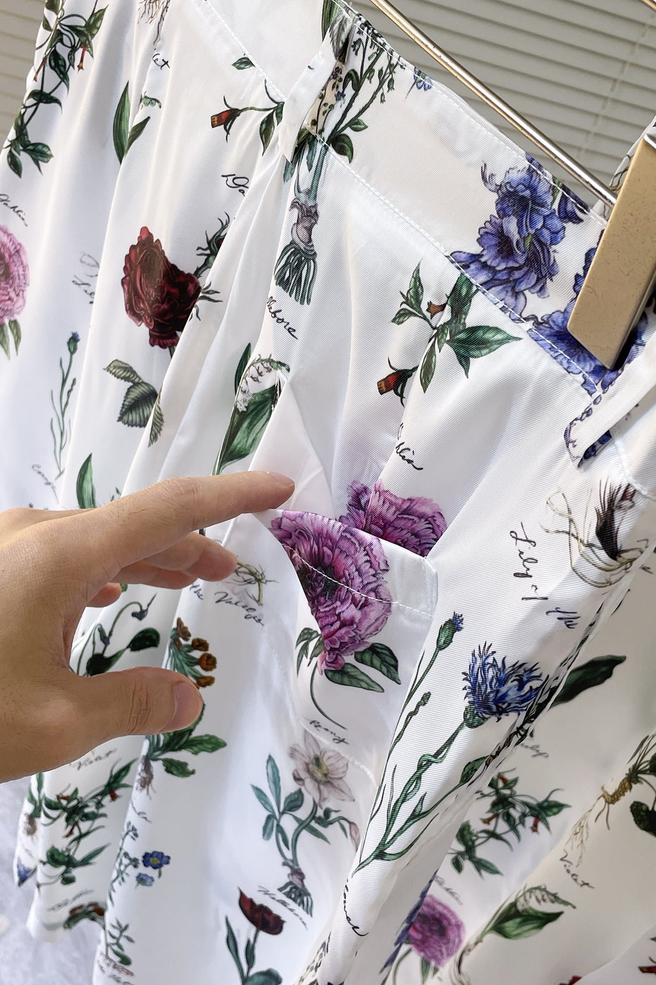 Dior Herbarium Illustration Bermuda Shorts