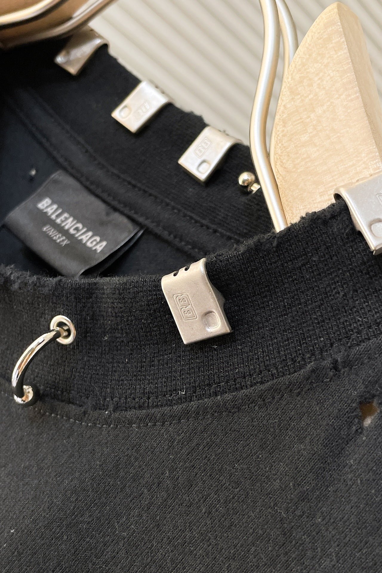 Balenciaga Pierced T-Shirt Oversized