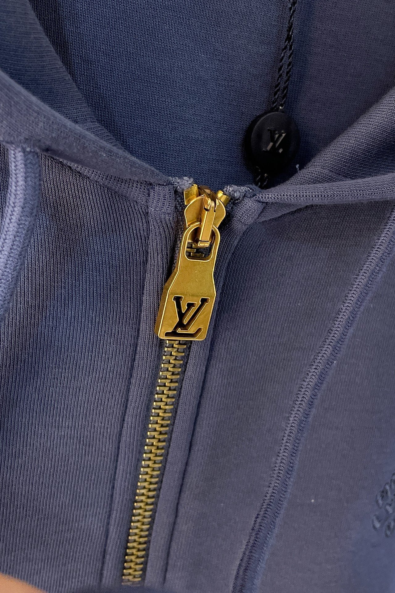 LV Embroidered Jersey Zip-Through Hoodie+TEmbroidered Jersey Jogpants