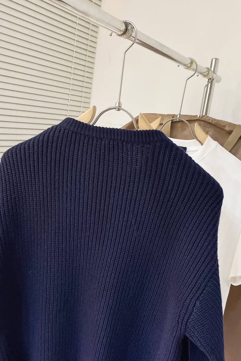 celine oversized sweater in ribbed wool
