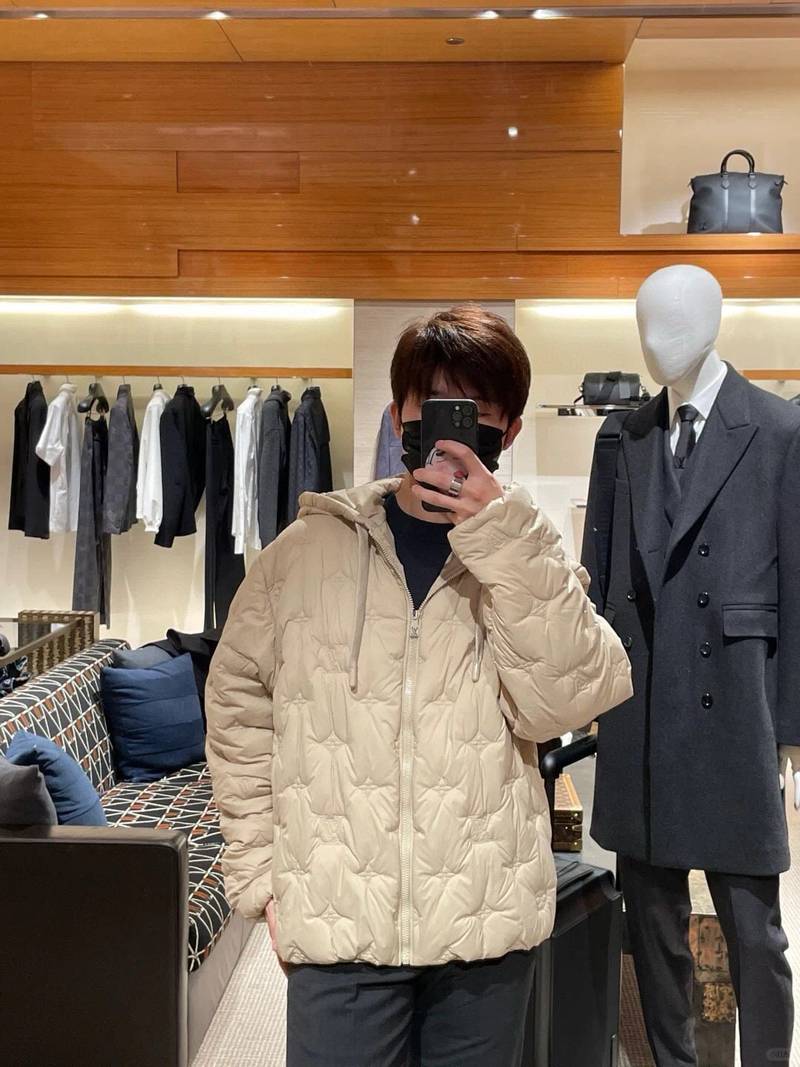 Monogram Quilted Nylon Hooded Blouson