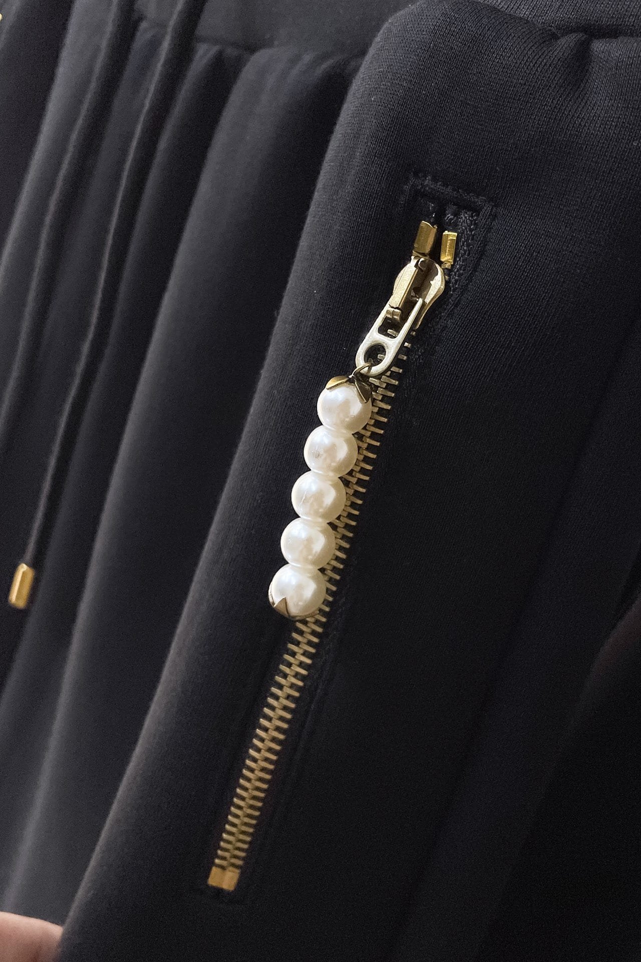 Embroidered Zipped Jersey Hoodie+pant
