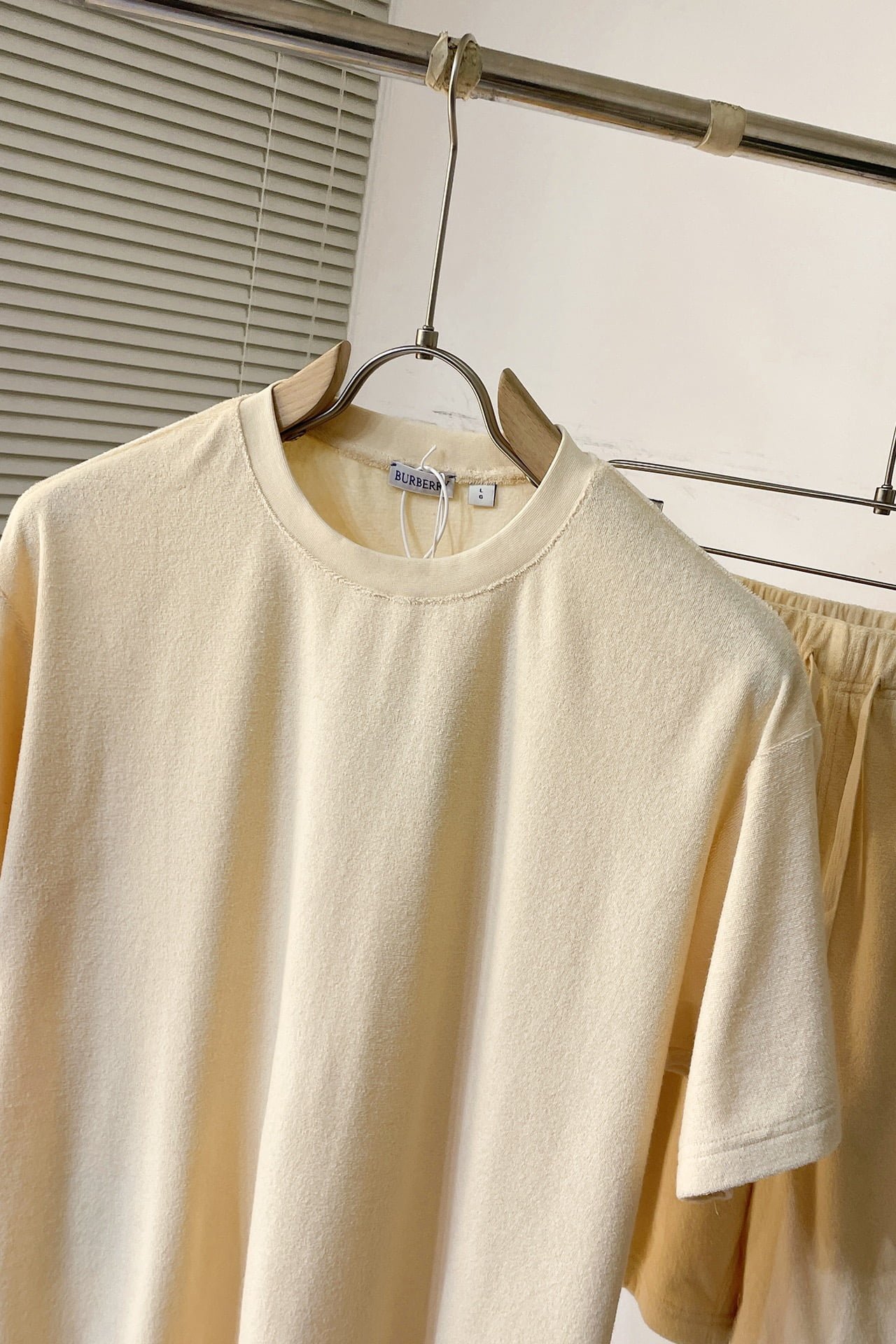 Burberry Cotton Towelling T-shirt+Cotton Towelling Shorts
