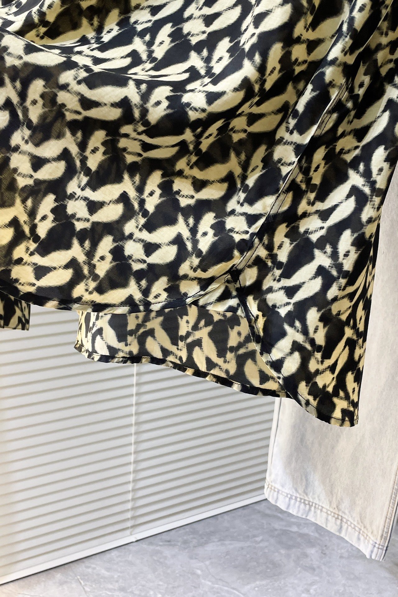 YSL shirt in viscose voile