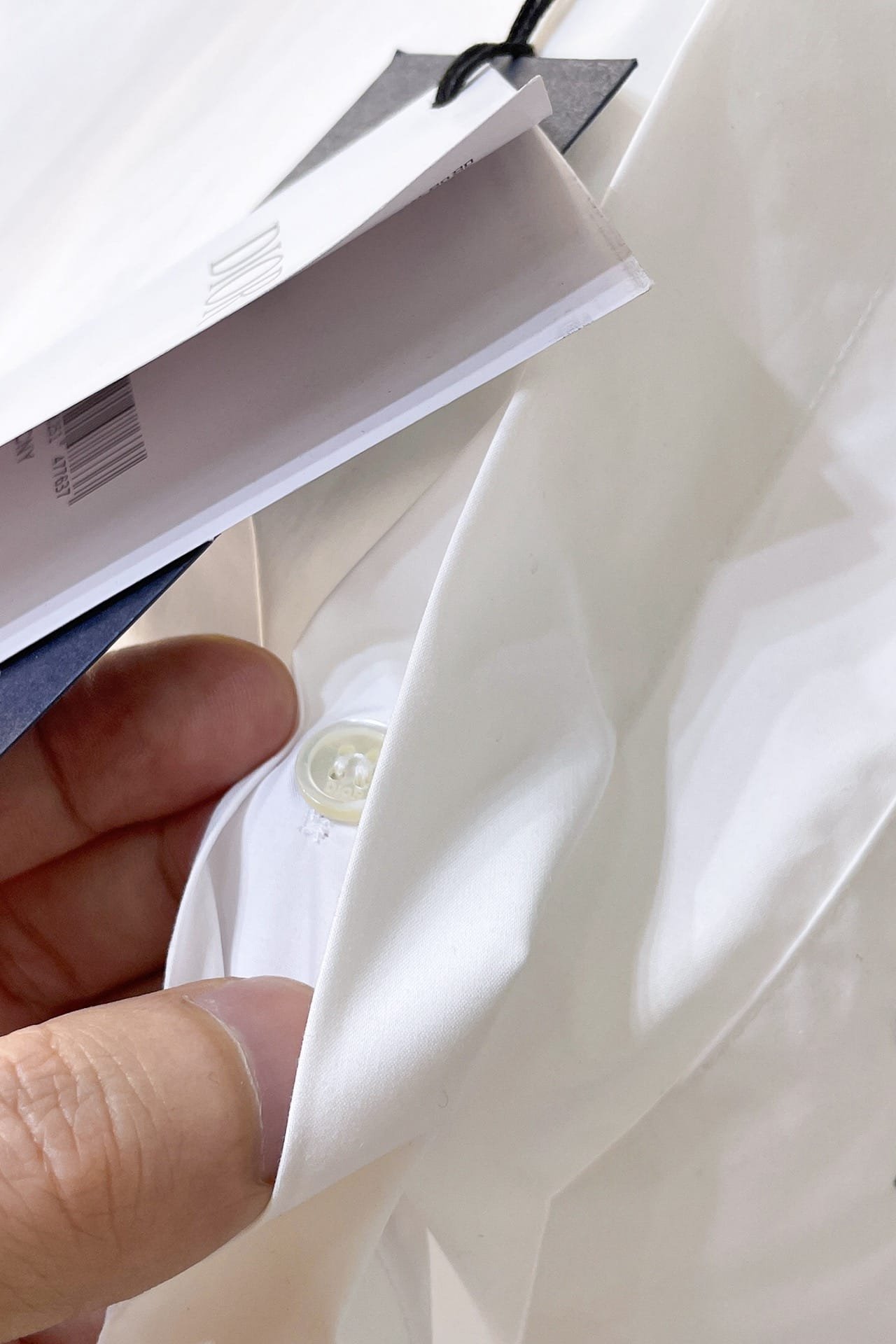 Handwritten Christian Dior 1947 Shirt