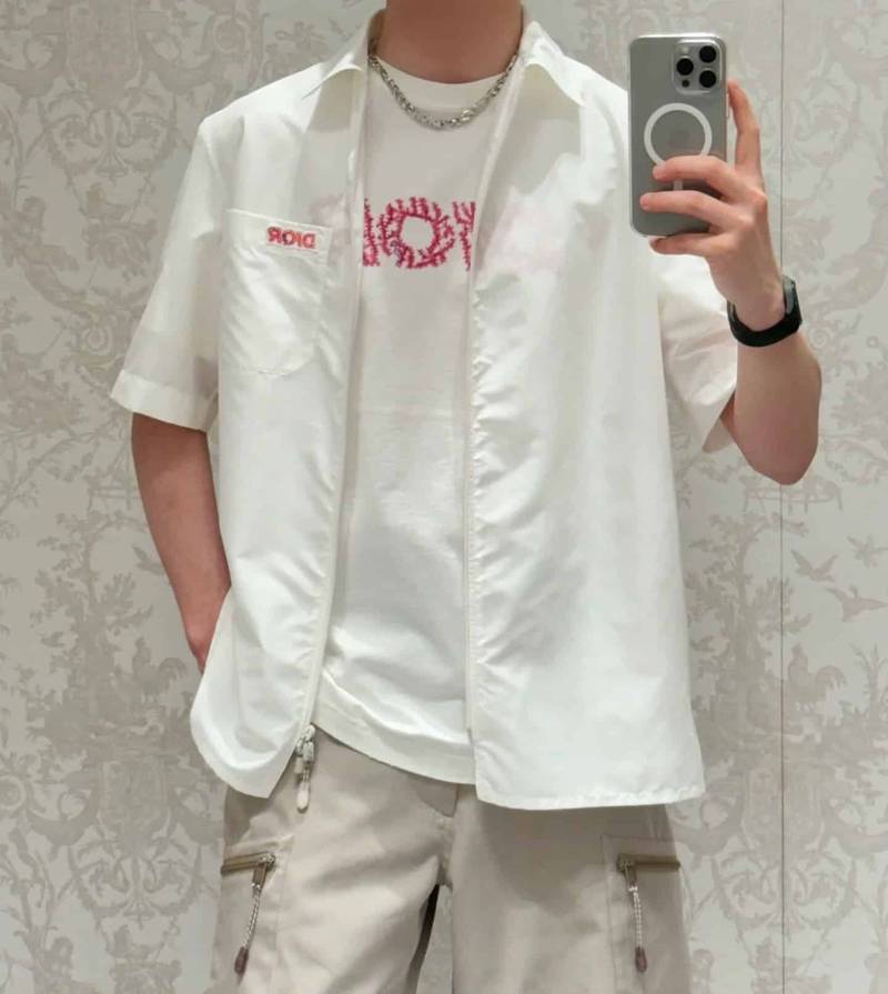 DIOR AND PARLEY Short-Sleeved Zipped Shirt