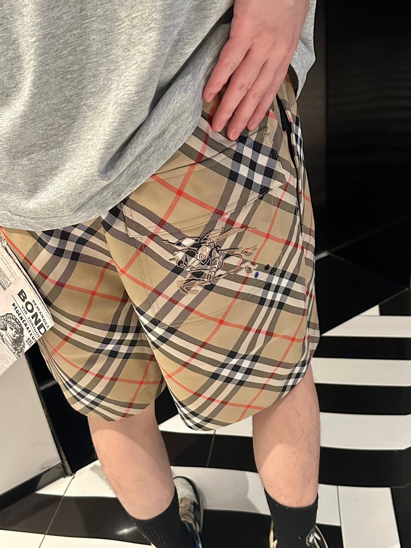 Burberry Check Shorts