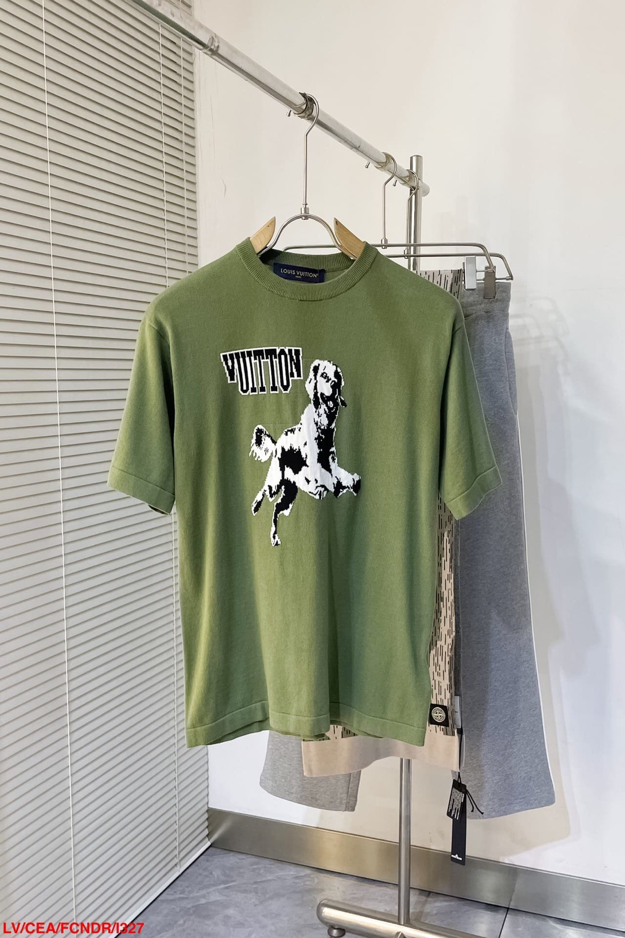 Short-Sleeved Cotton Crewneck