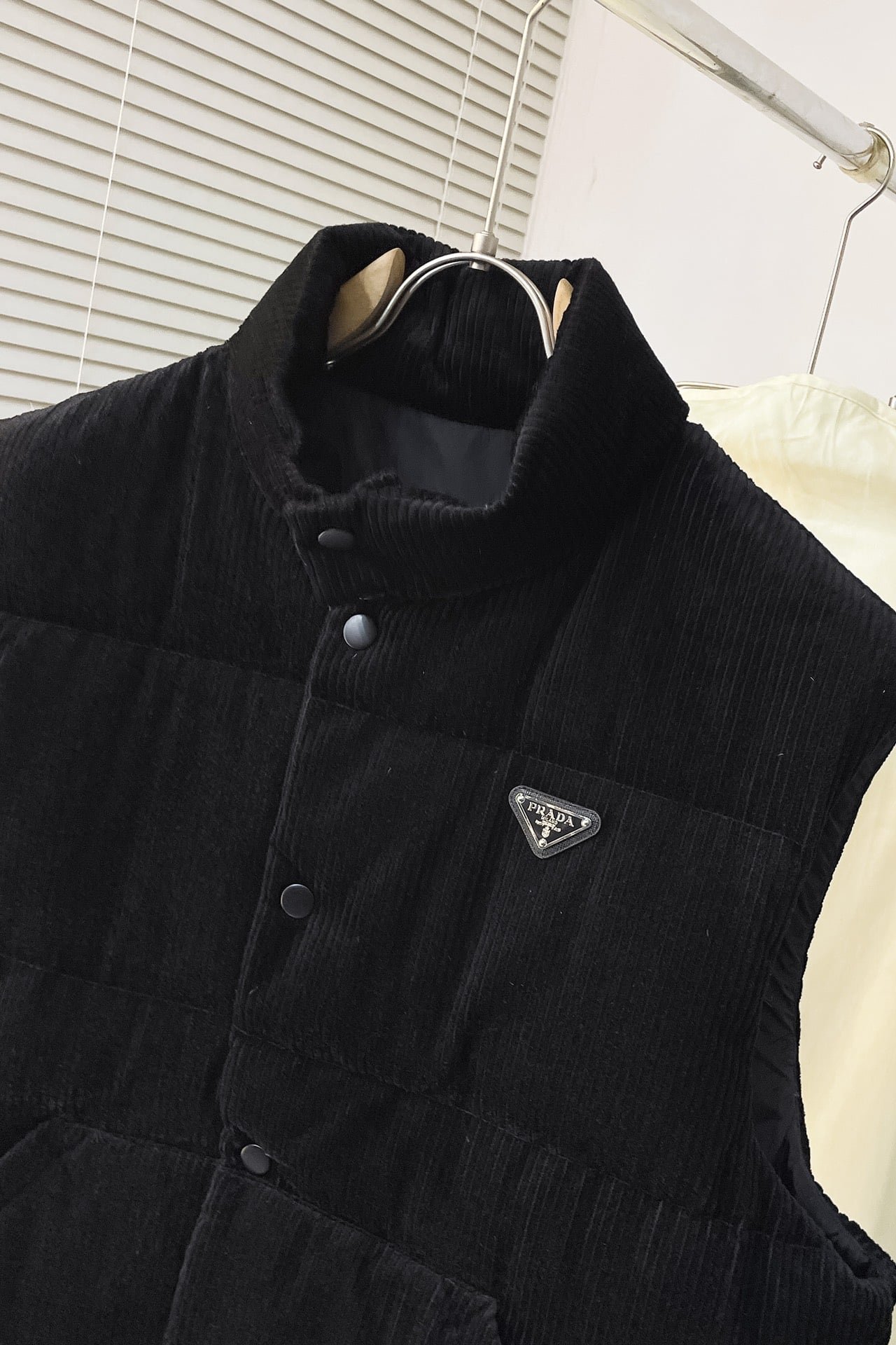 Corduroy down vest