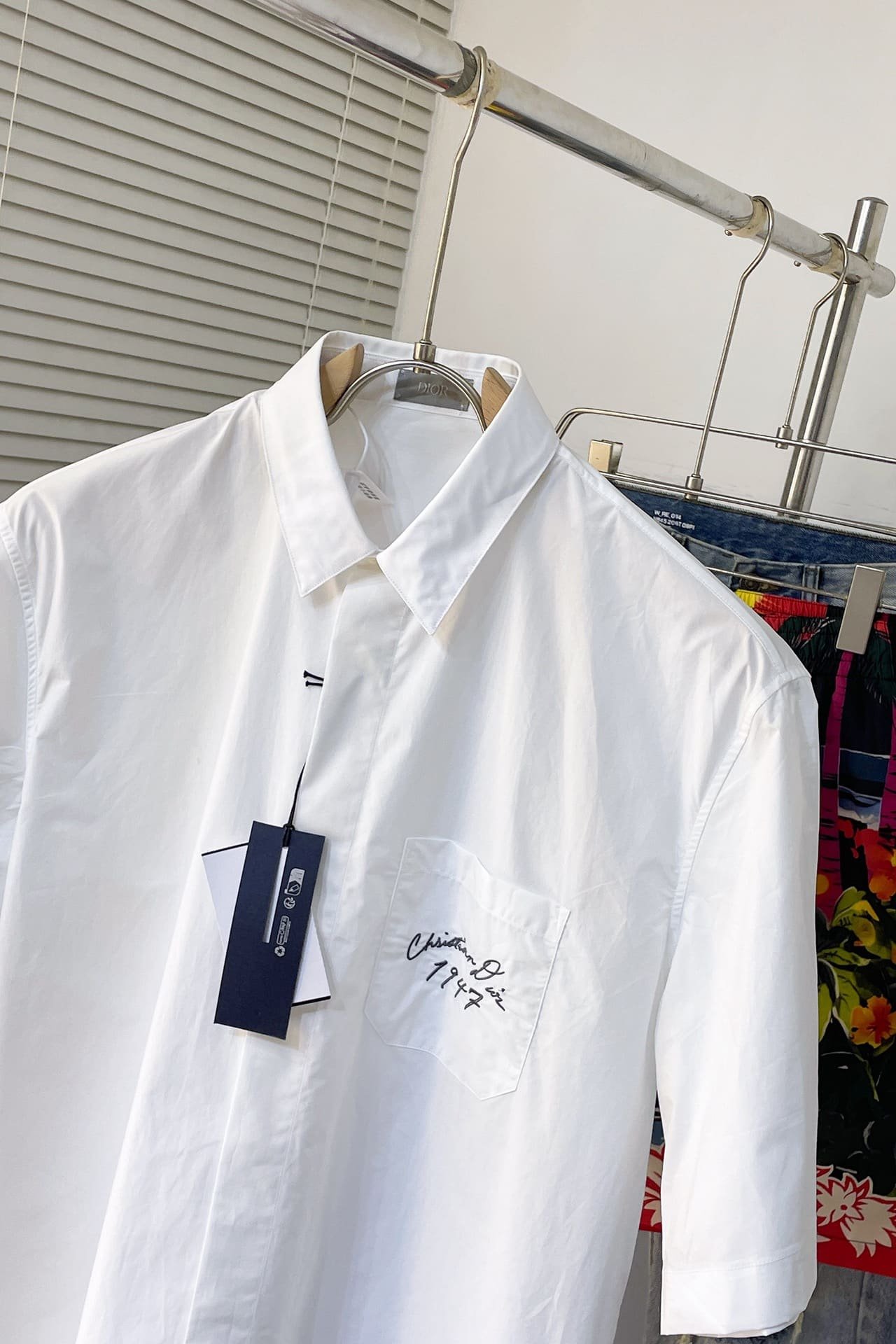 Handwritten Christian Dior 1947 Short-Sleeved Shirt