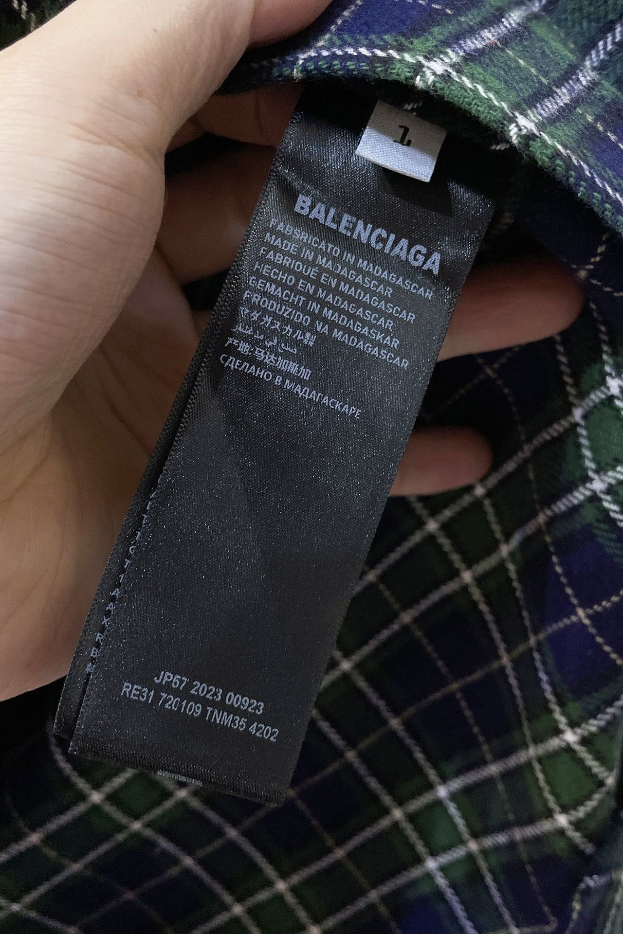 Balenciaga hooded shirt