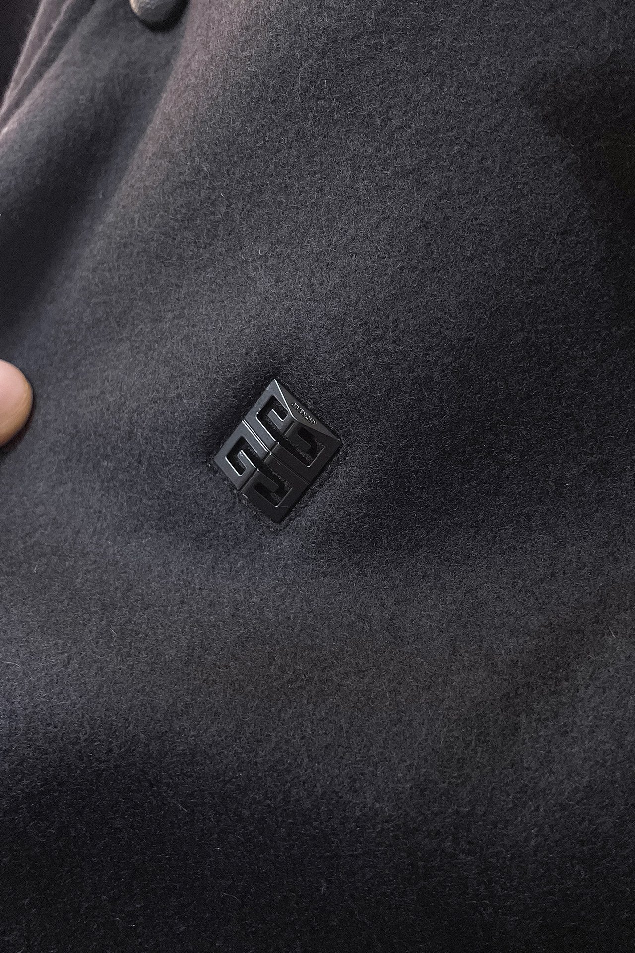 Varsity jacket in wool and leather with 4G detail