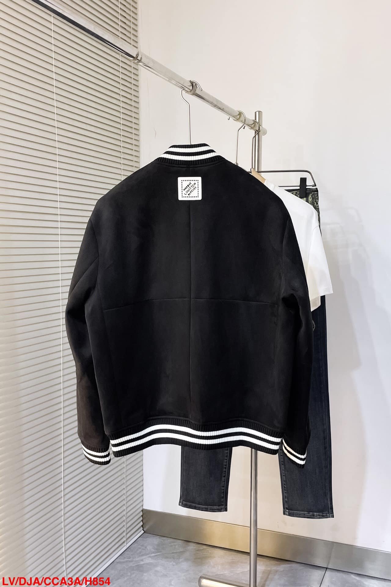 Embellished Lambskin Bomber Blouson