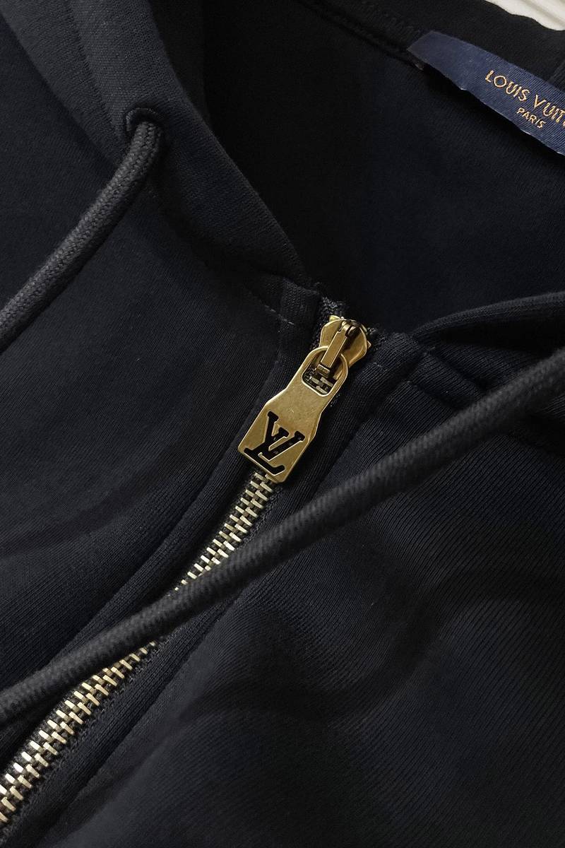 Embroidered Zipped Jersey Hoodie+pant
