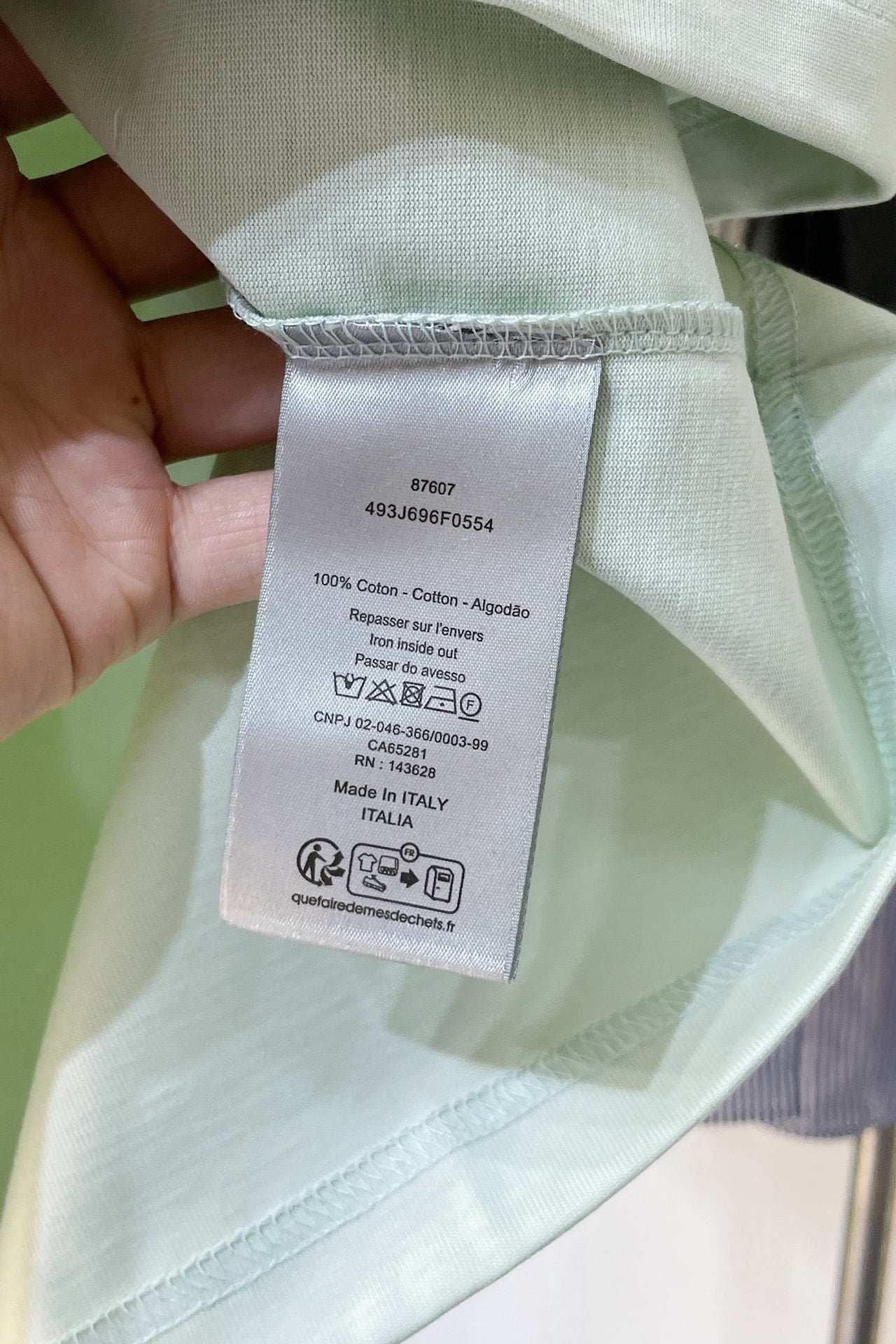 Handwritten Christian Dior T-Shirt, Relaxed Fit