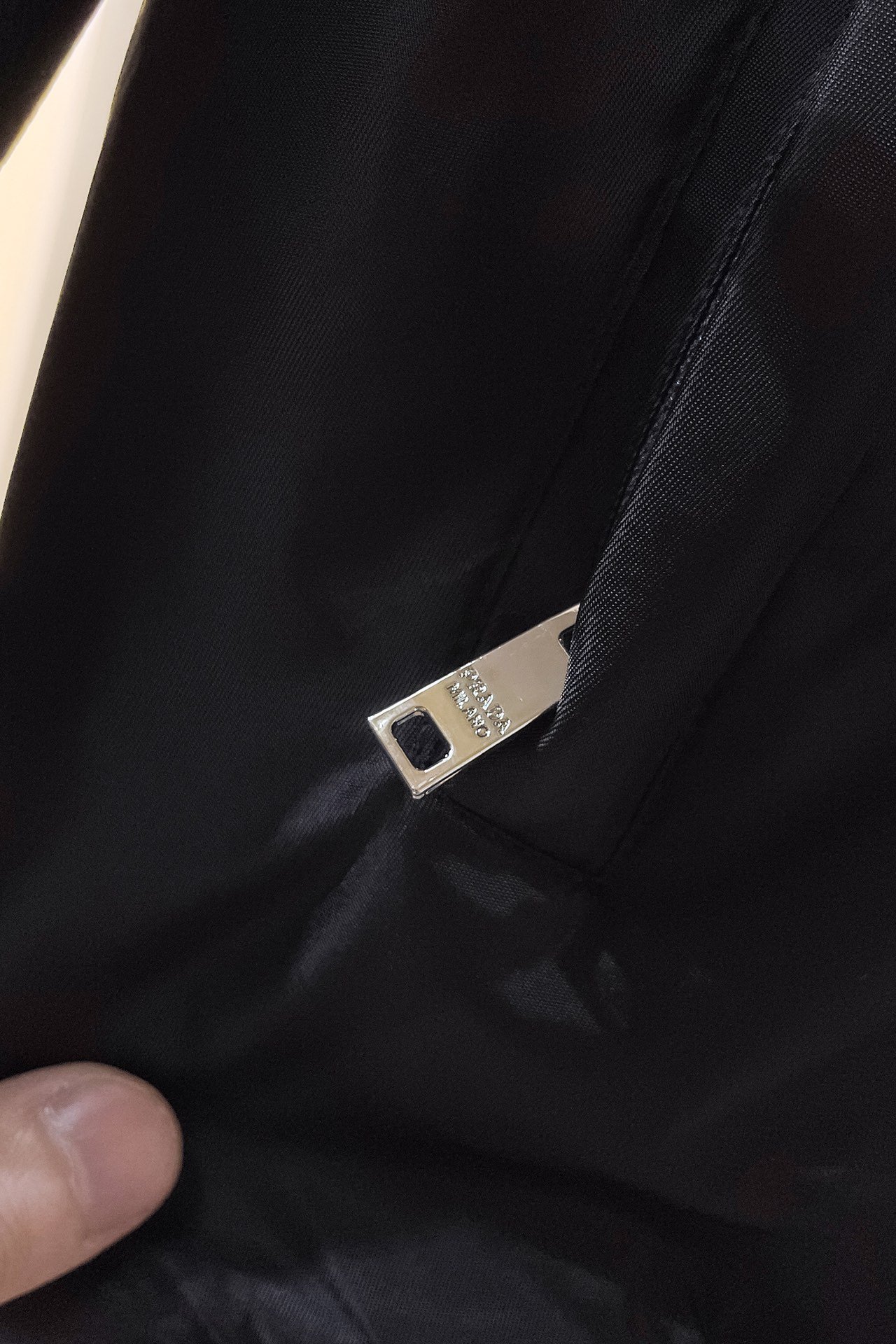 Oversized Re-Nylon bomber jacket