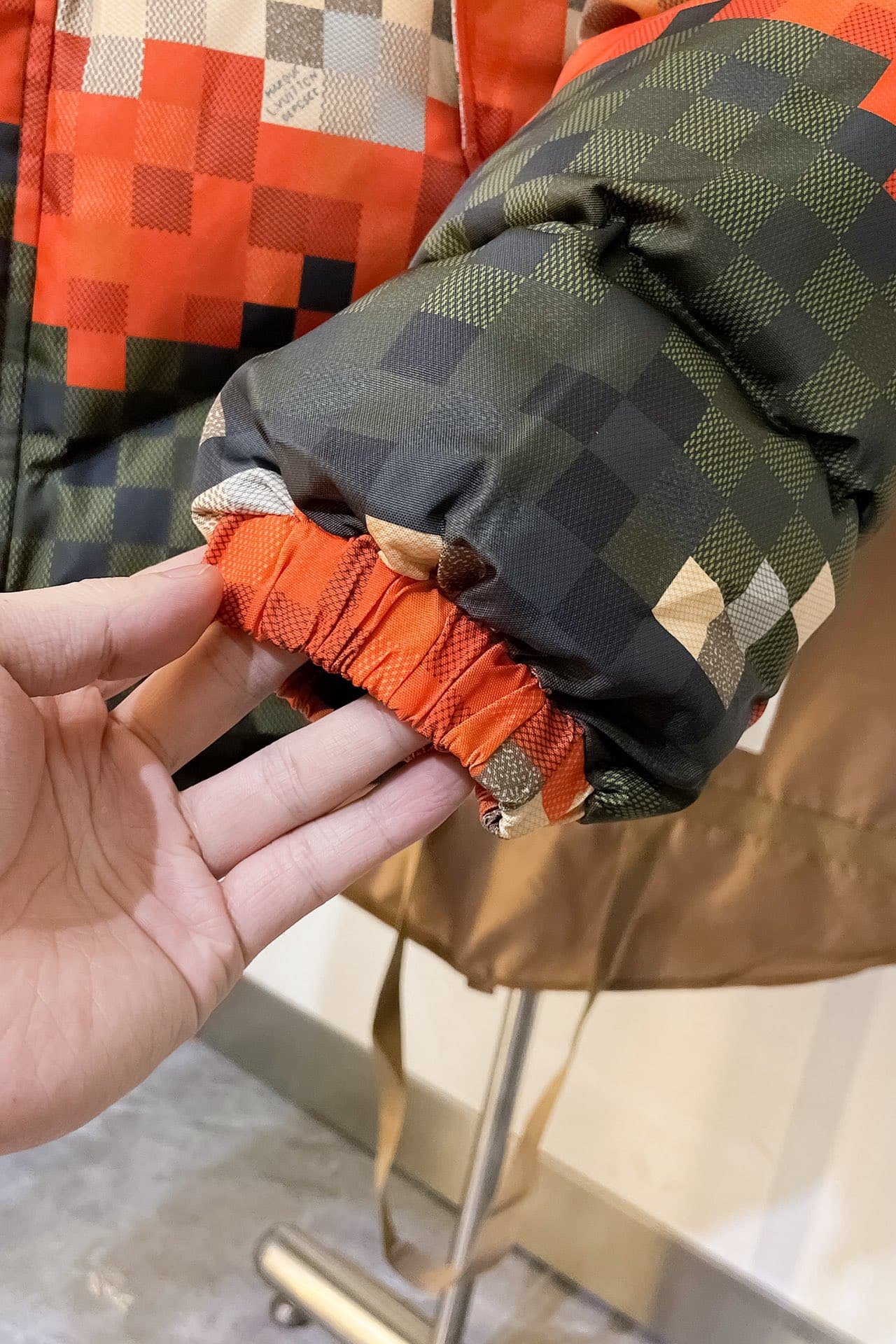 Printed Puffer Jacket