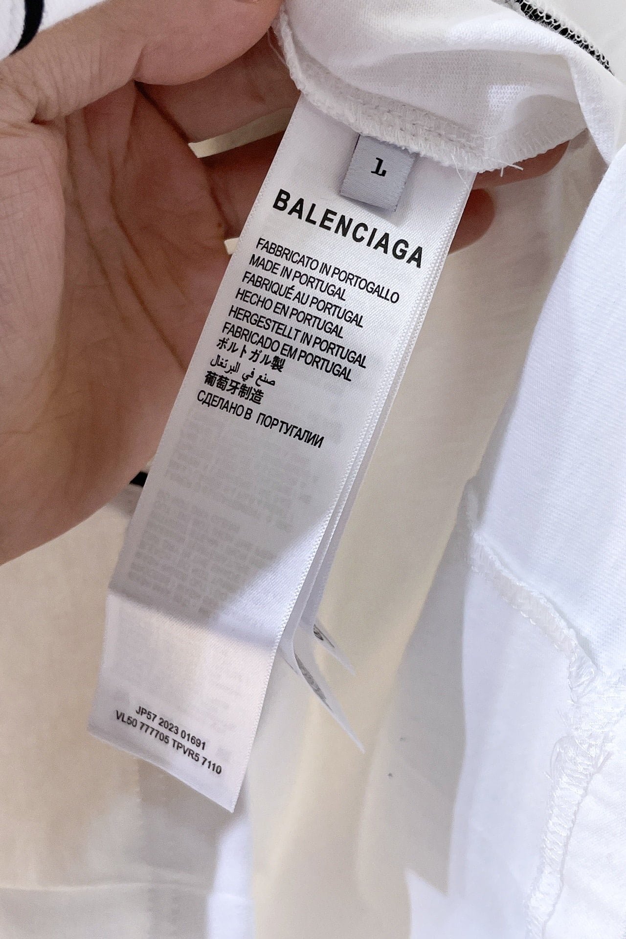 Balenciaga paris soccer T-shirt oversized