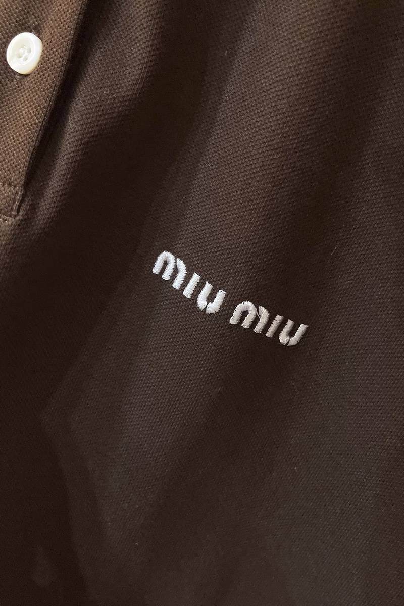 Piqué and jersey polo shirt