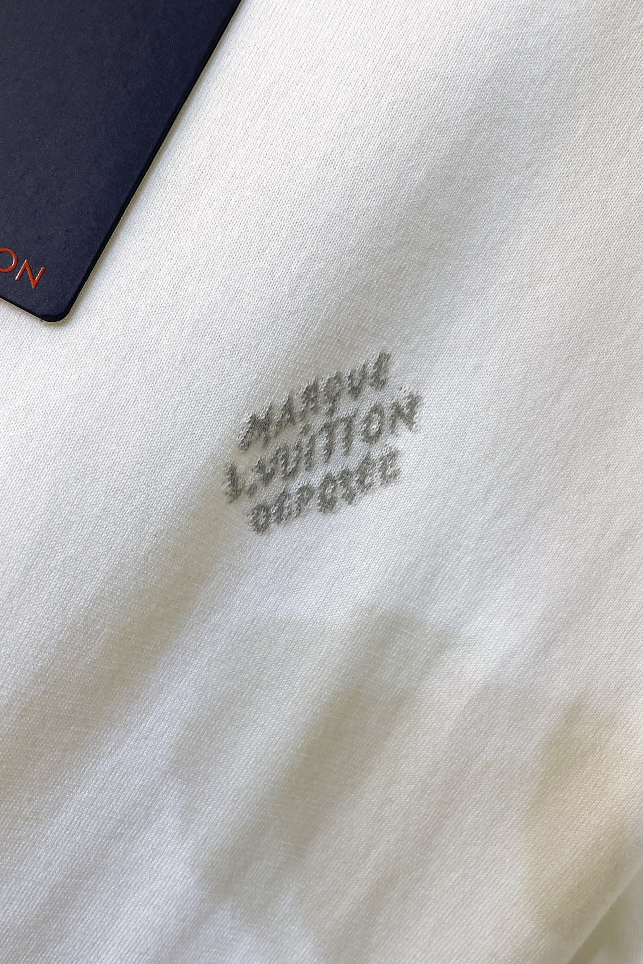 LV Short-Sleeved Cotton Crewneck