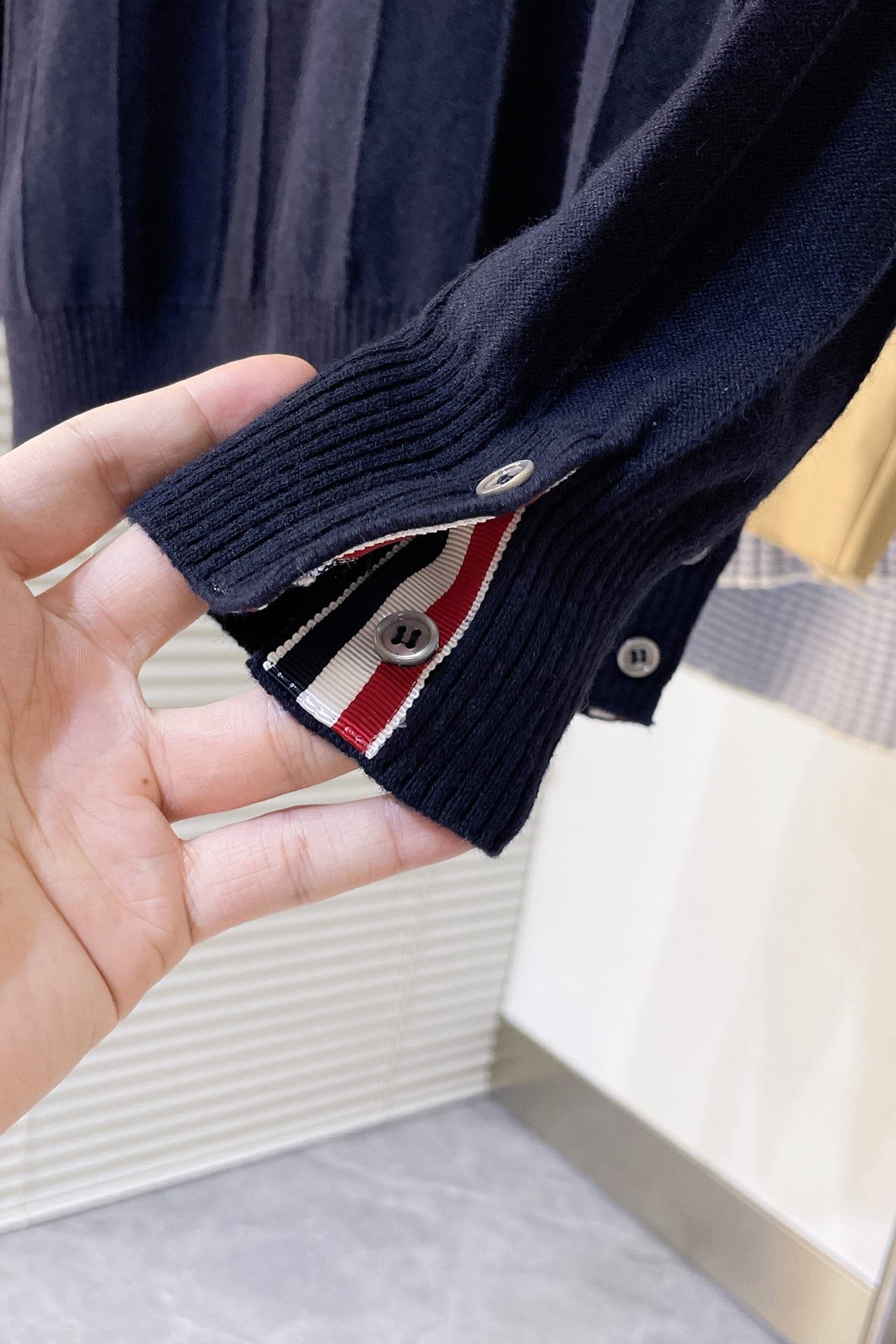 Thom Browne wool relaxed pullover