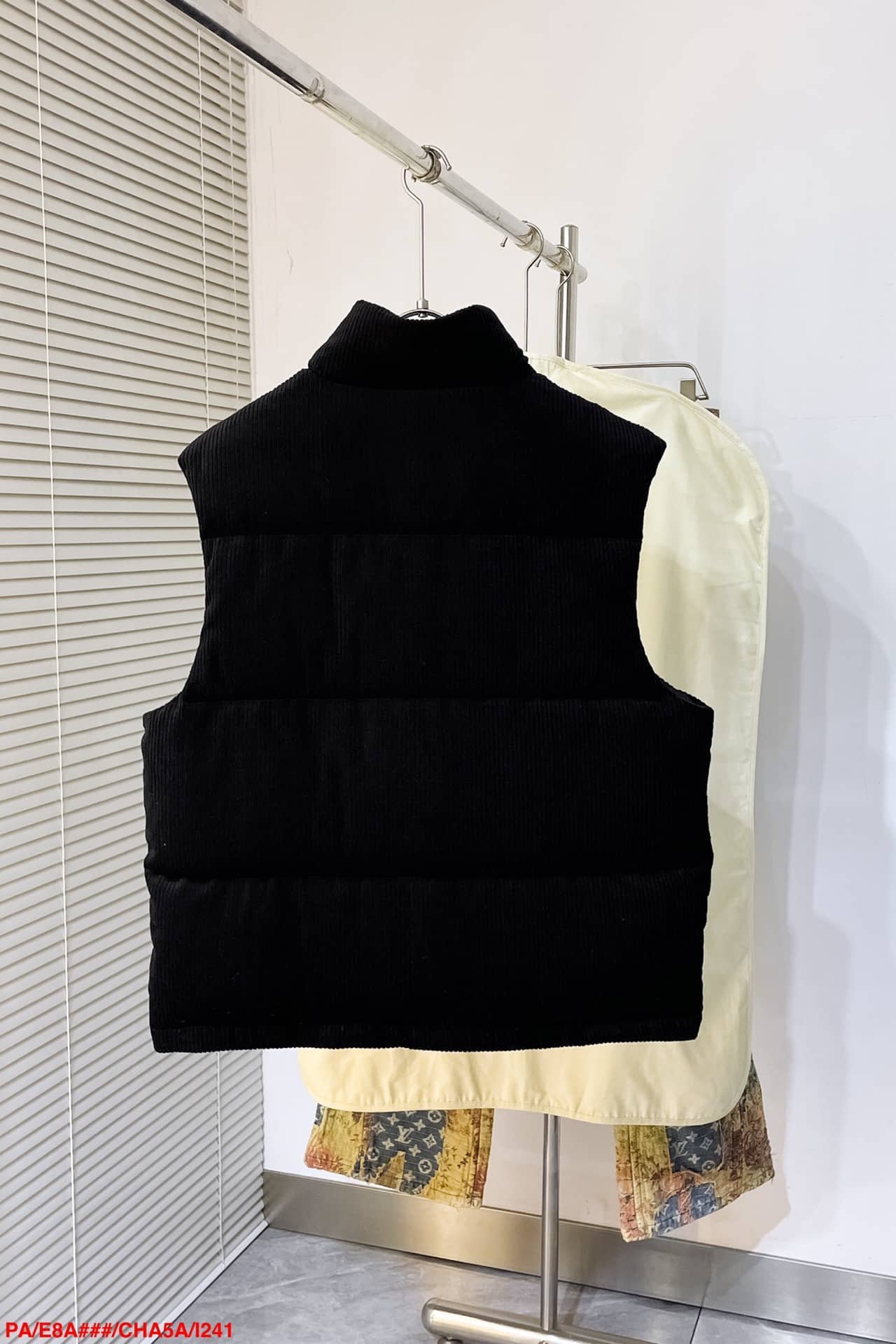 Corduroy down vest