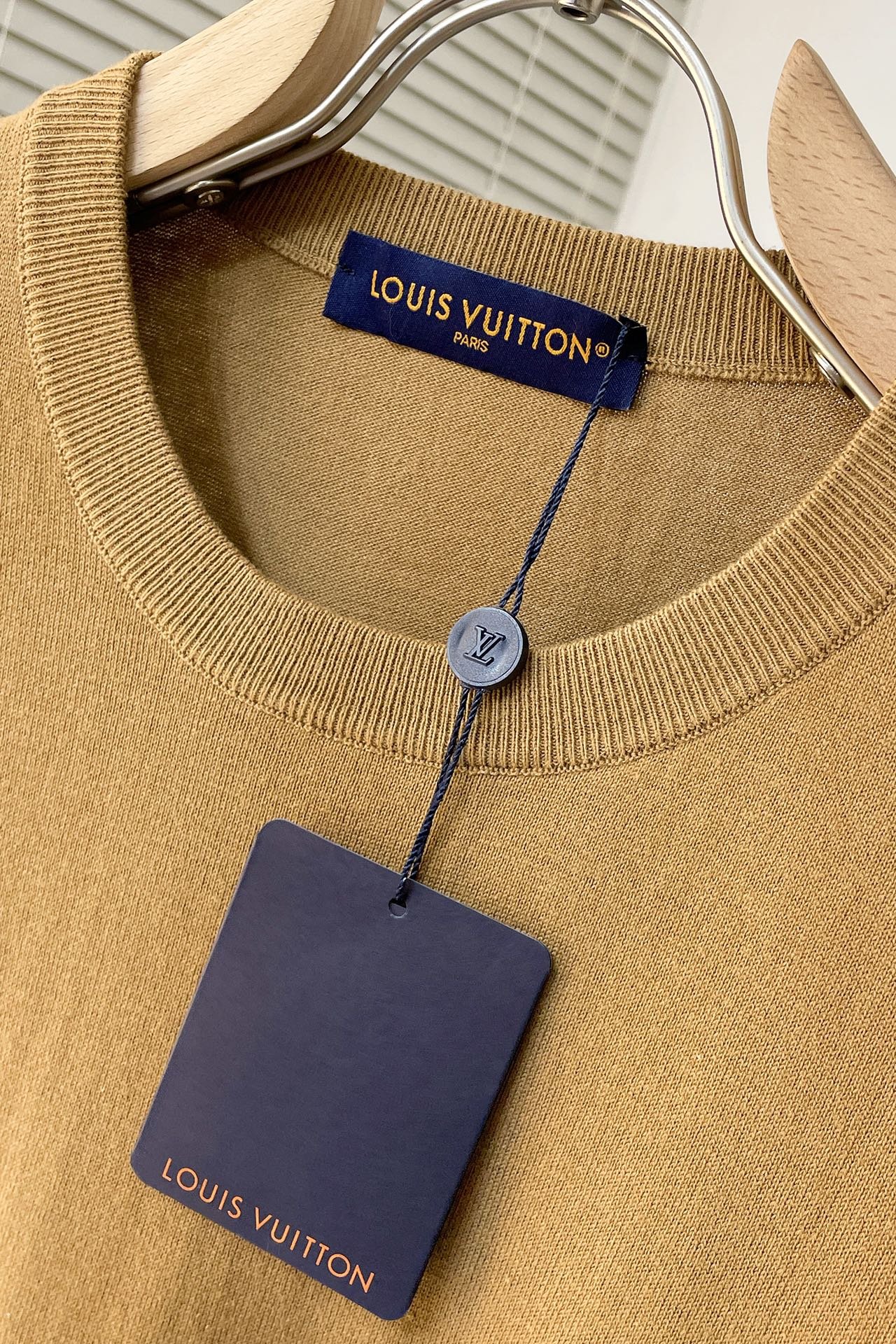 LV Short-Sleeved Cotton Crewneck