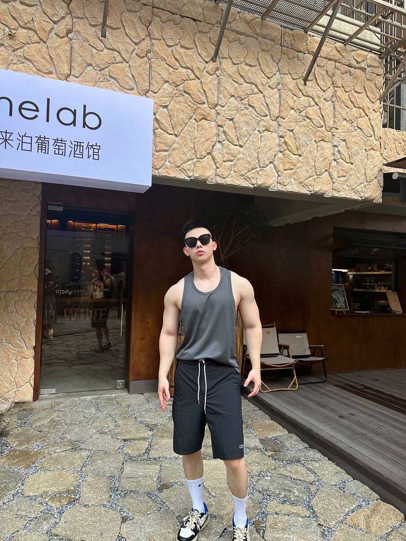 Celine swim shorts in nylon black