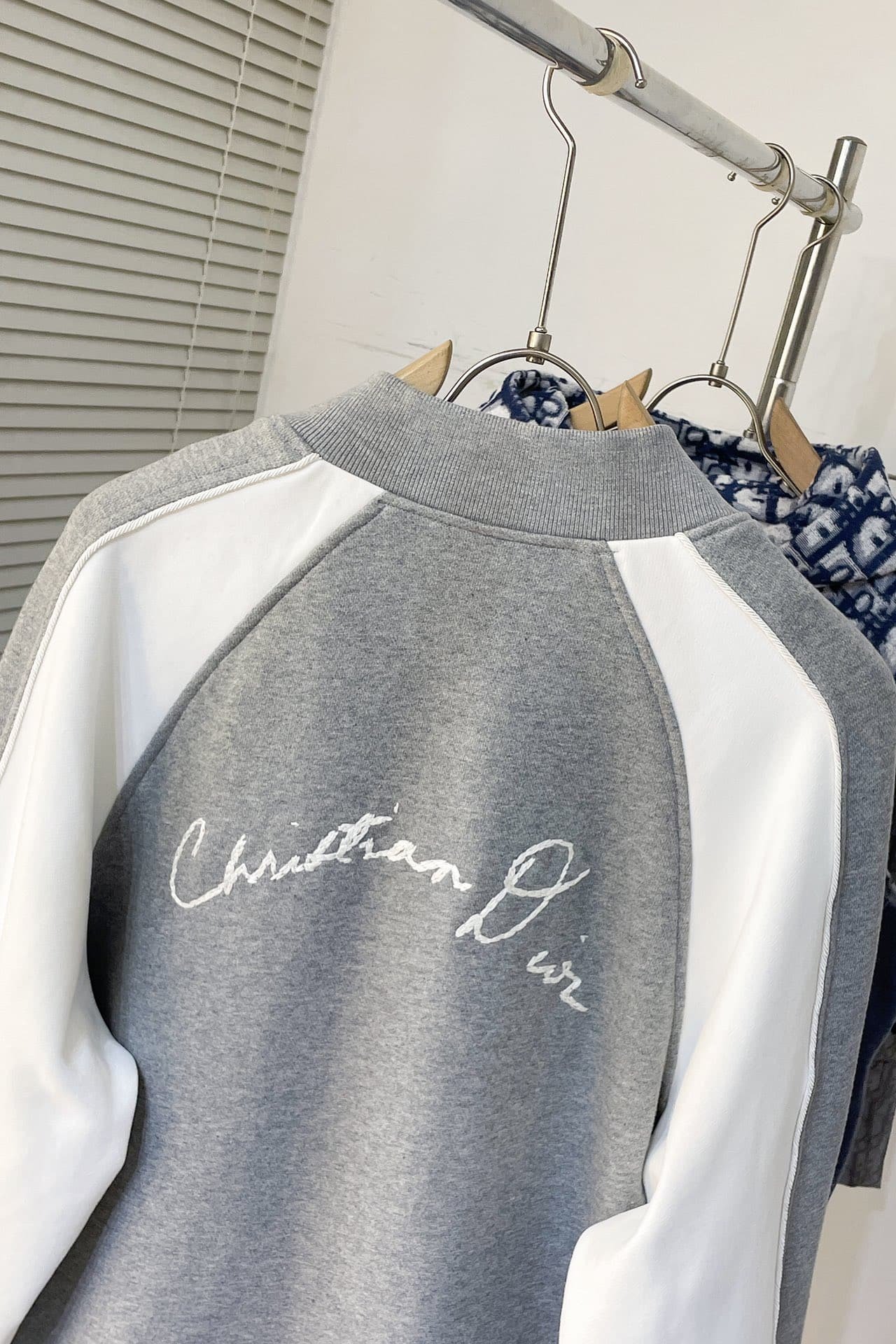 Dior Lily of the Valley Varsity Jacket