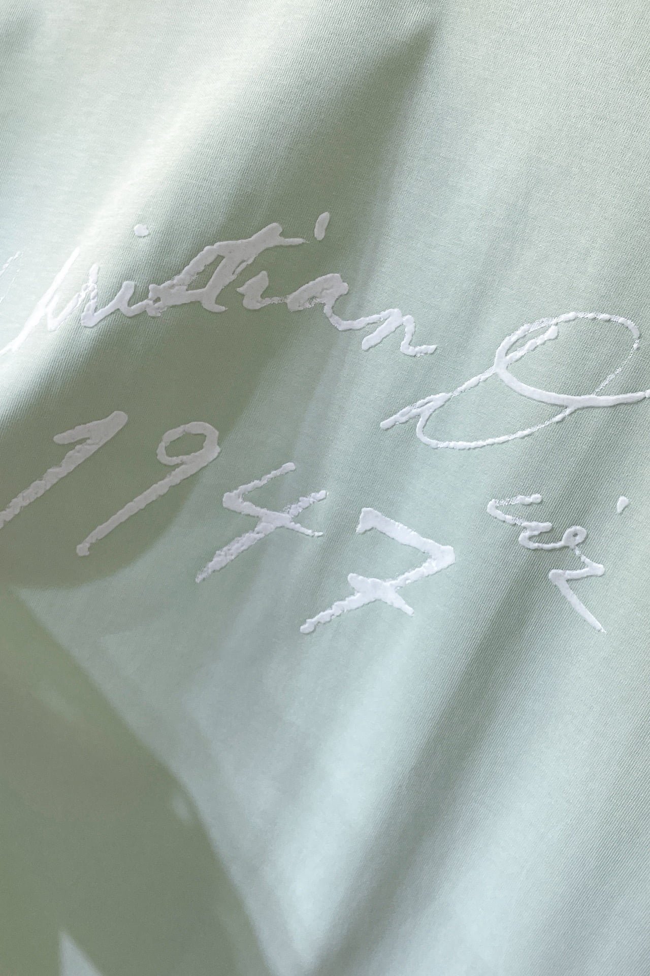 Handwritten Christian Dior T-Shirt, Relaxed Fit