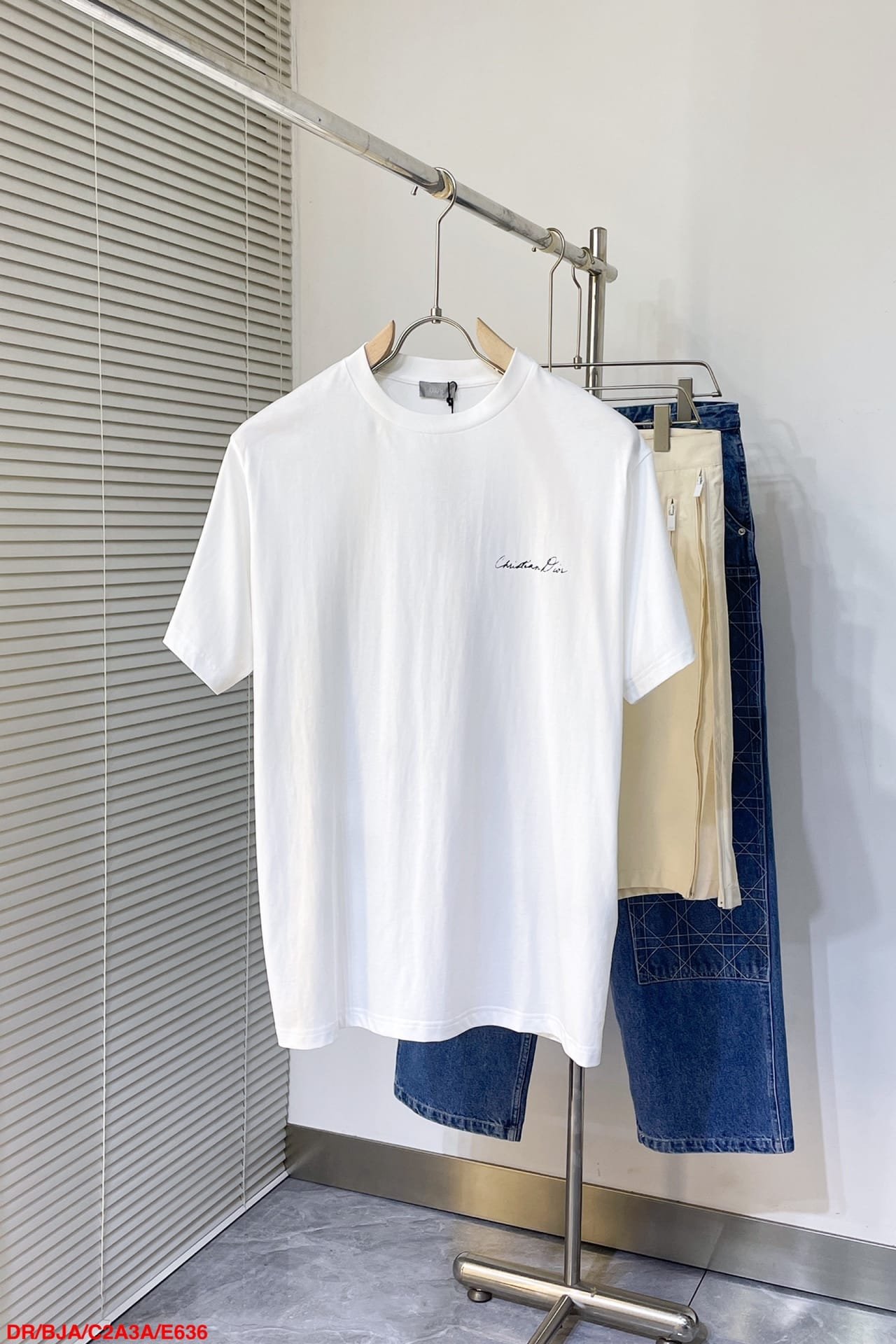 Handwritten Christian Dior T-Shirt, Relaxed Fit