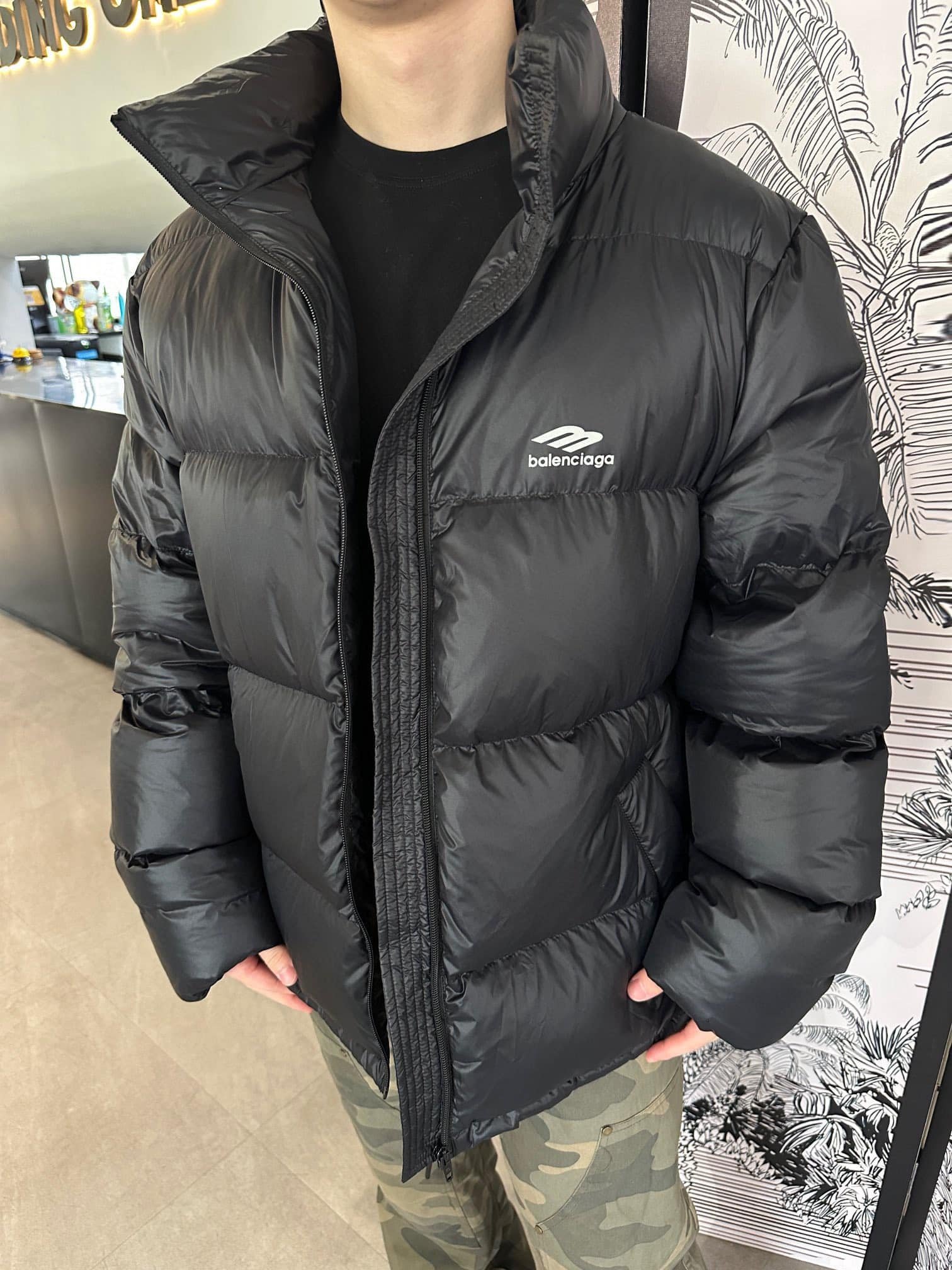 Ski down jacket
