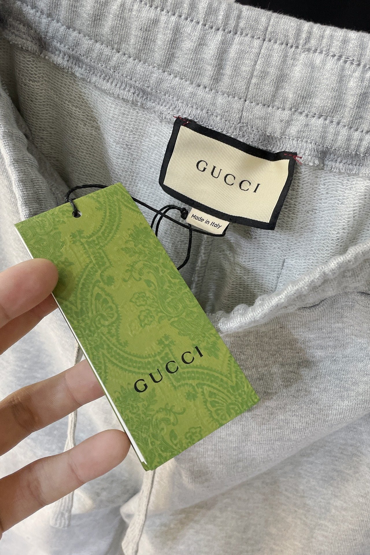 Gucci Embroidered Cotton Pants