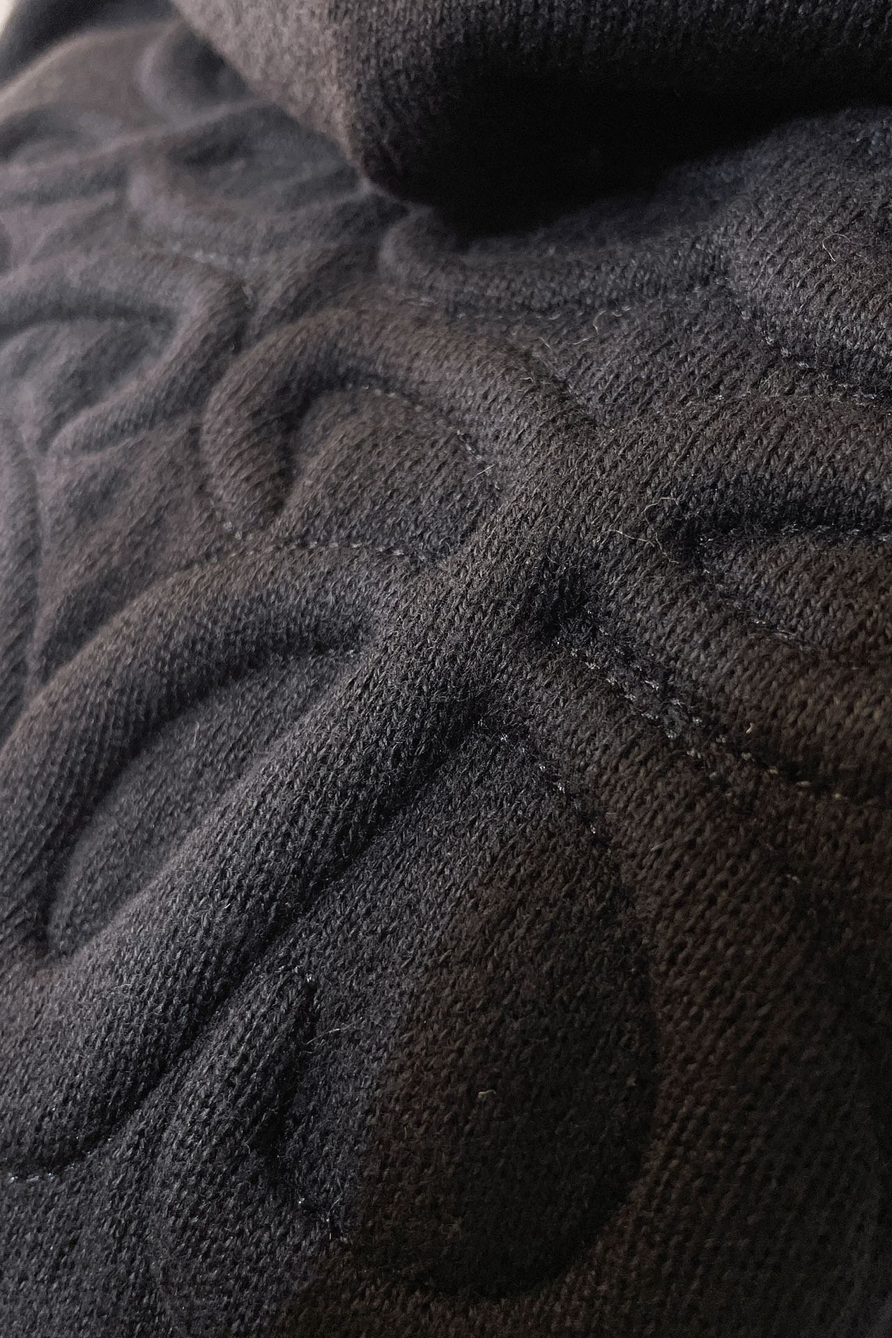 Anagram zip-up hoodie in wool
