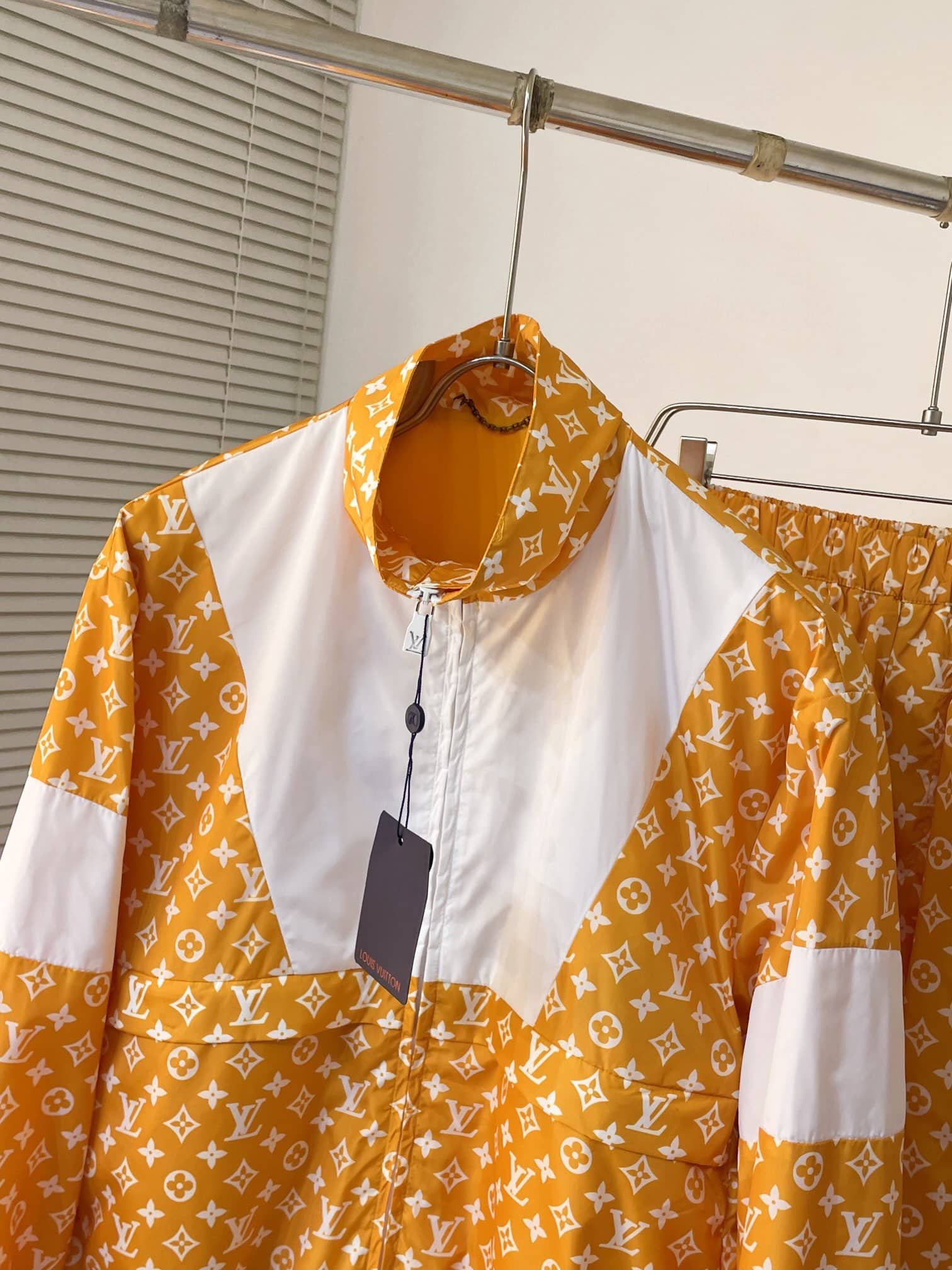 LV Monogram Printed Technical Track Top+Pants