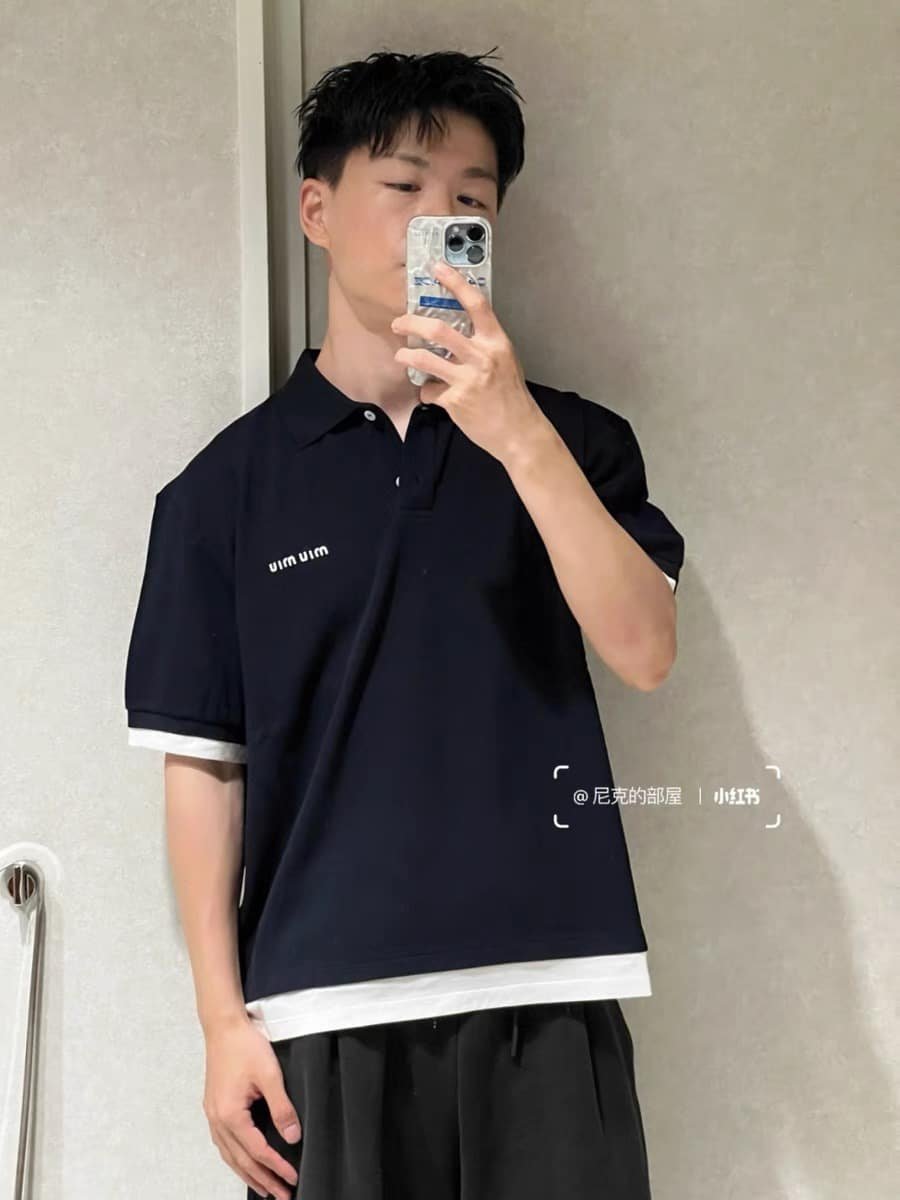 Cotton polo shirt