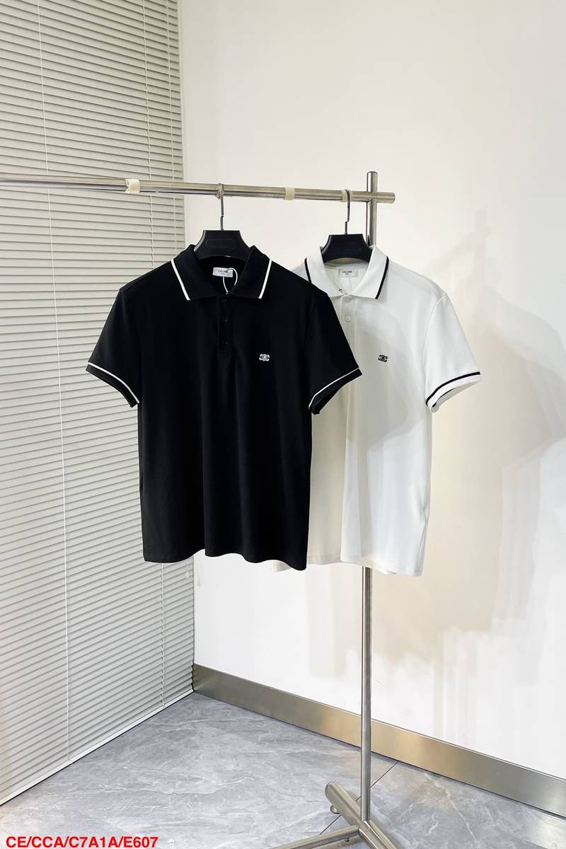 Celine classic polo shirt in cotton pique