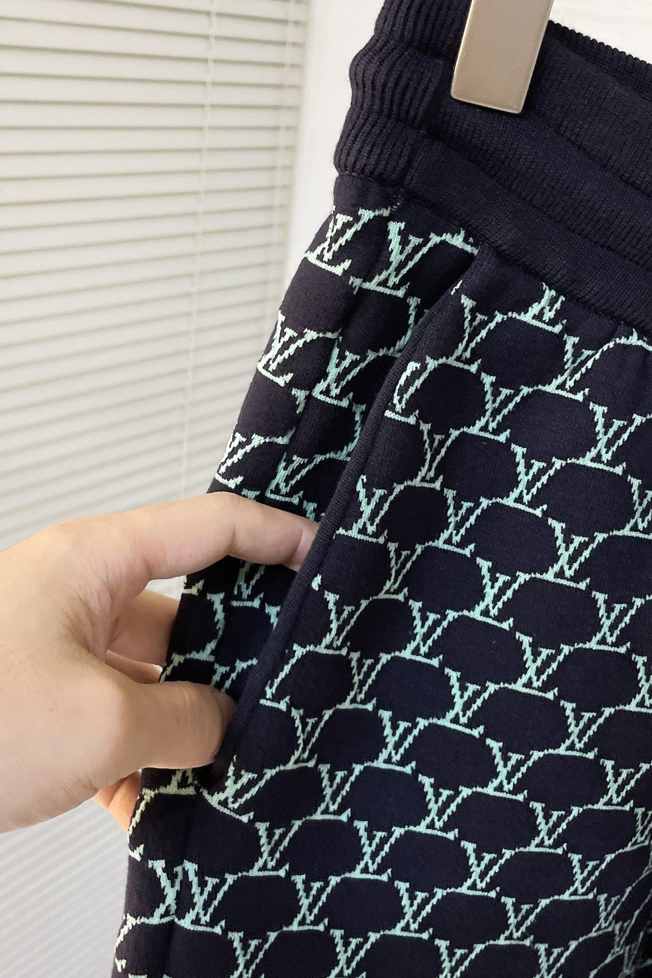 LV Double Face Cotton Jersey Bomber+Shorts