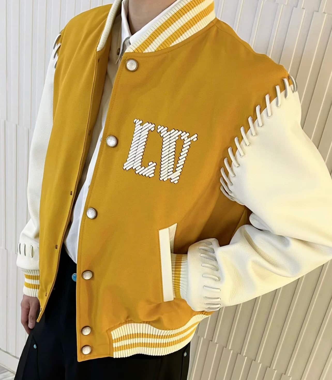 Embroidered Varsity Blouson
