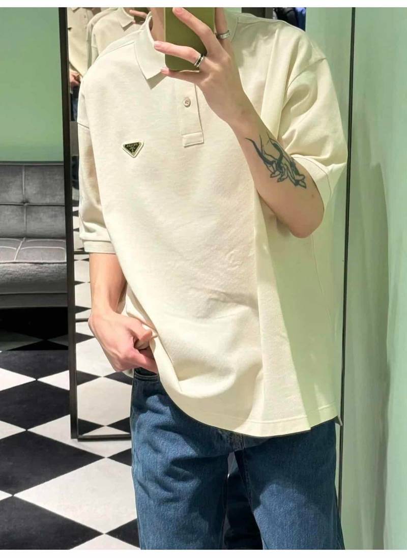 Prada Cotton polo shirt+shorts