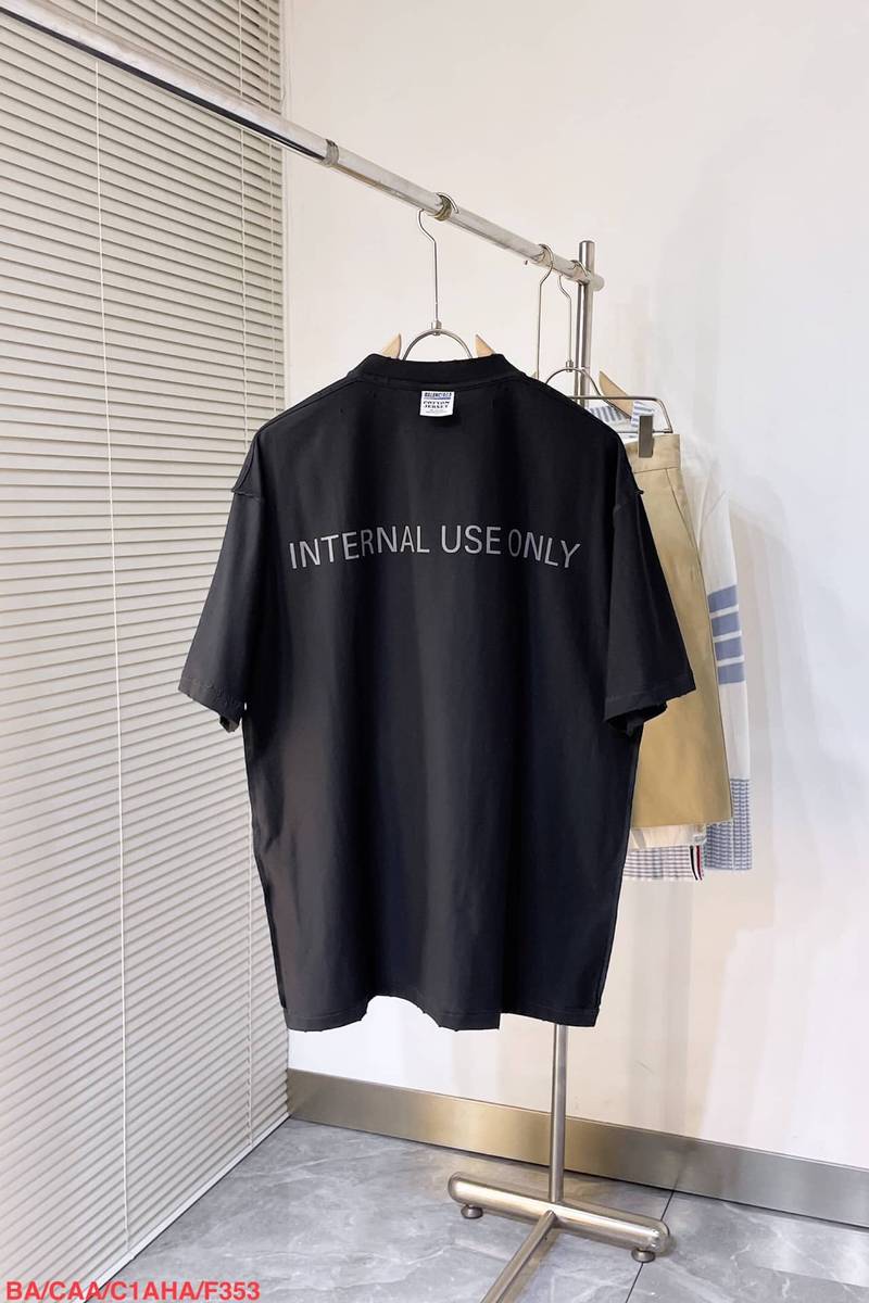 Balenciaga Internal Use Only Inside-Out T-Shirt Oversized