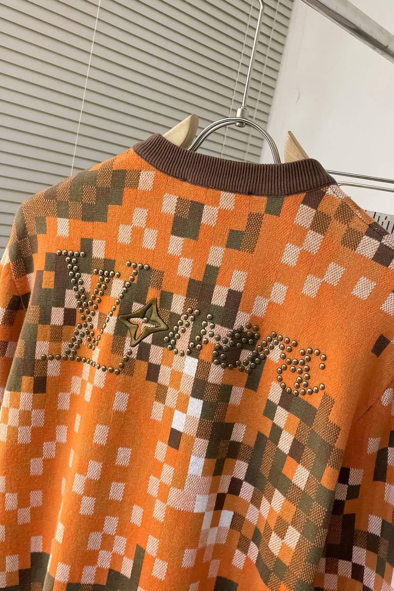 Jacquard Cotton Pullover