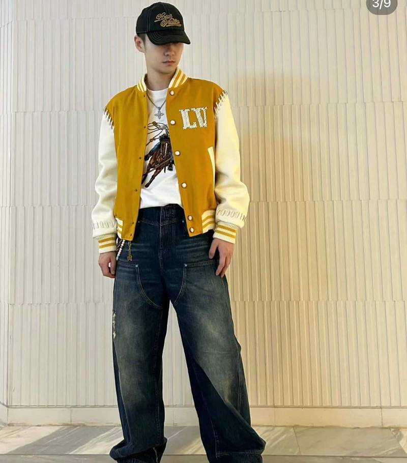 Embroidered Varsity Blouson