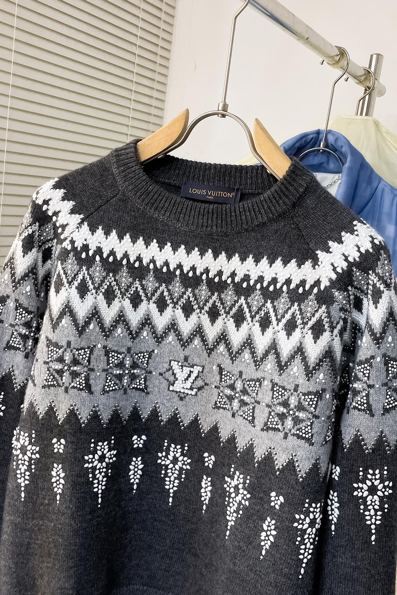 Embellished Wool-Cashmere Blend Pullover